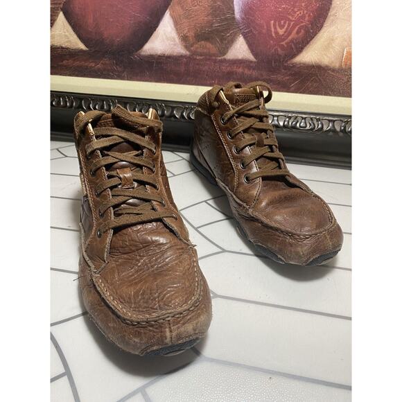 HS Trask Boots 9.5 M Kalispell Brown Leather Lace Up Chukka Ankle Shoes main image 4